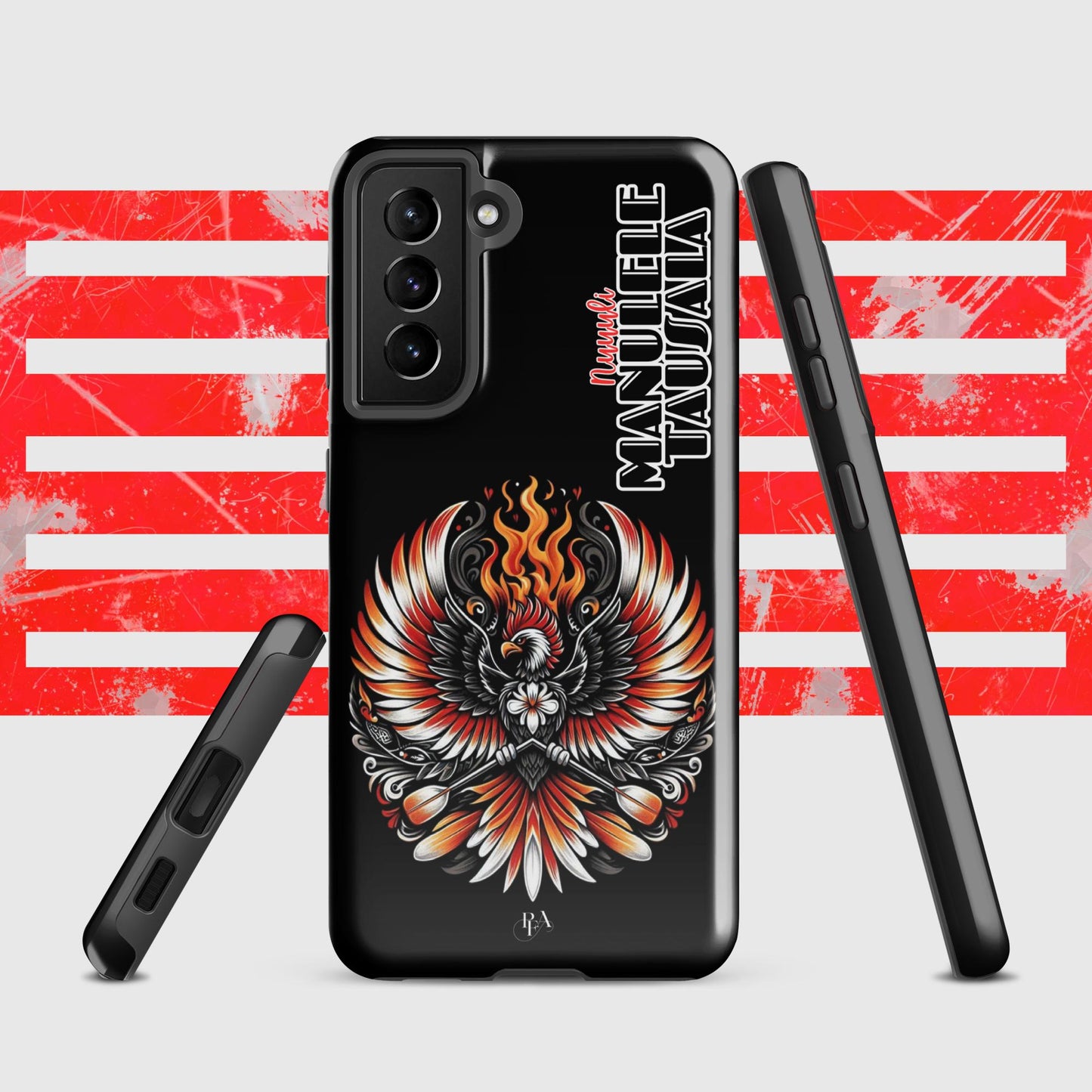 Nu'uuli "Manulele Tausala" Black Tough case for Samsung®