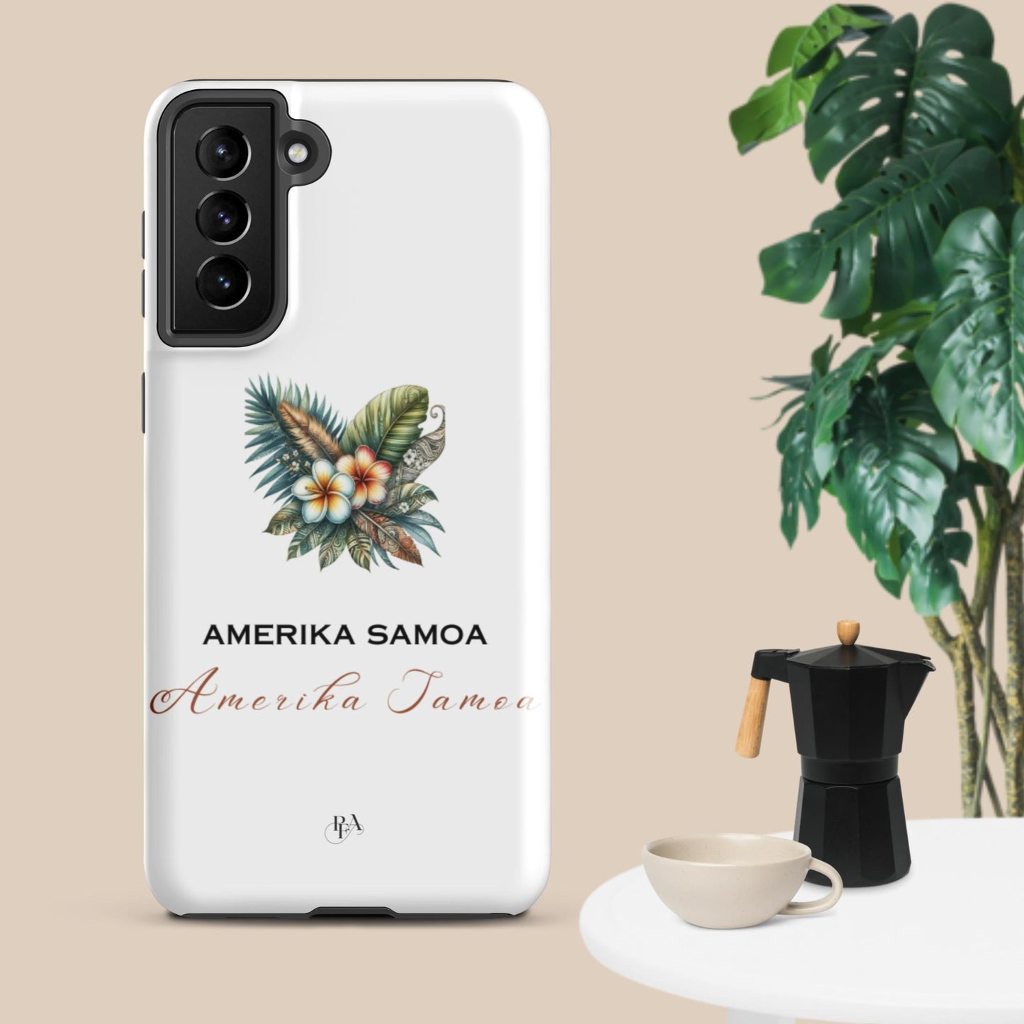 "Amerika Samoa" Plumeria Bouquet Tough case for Samsung®