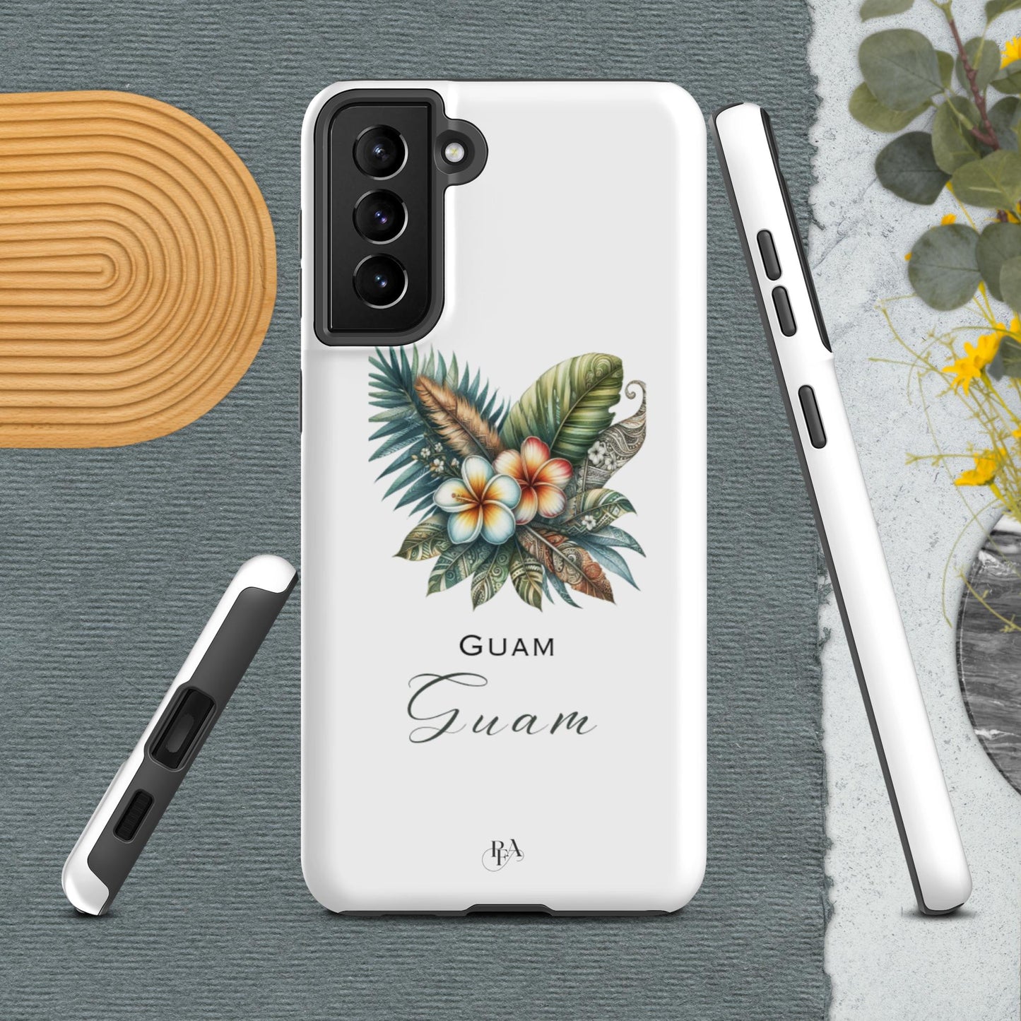 "Guam" Plumeria Bouquet Tough case for Samsung®