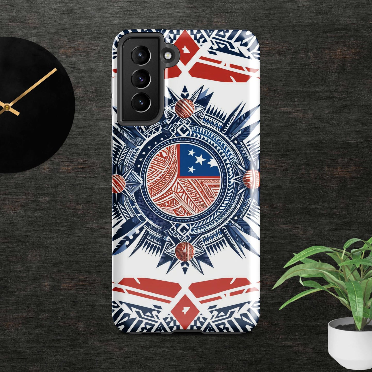 Tribal- designed Samoan Flag 2Tough case for Samsung®