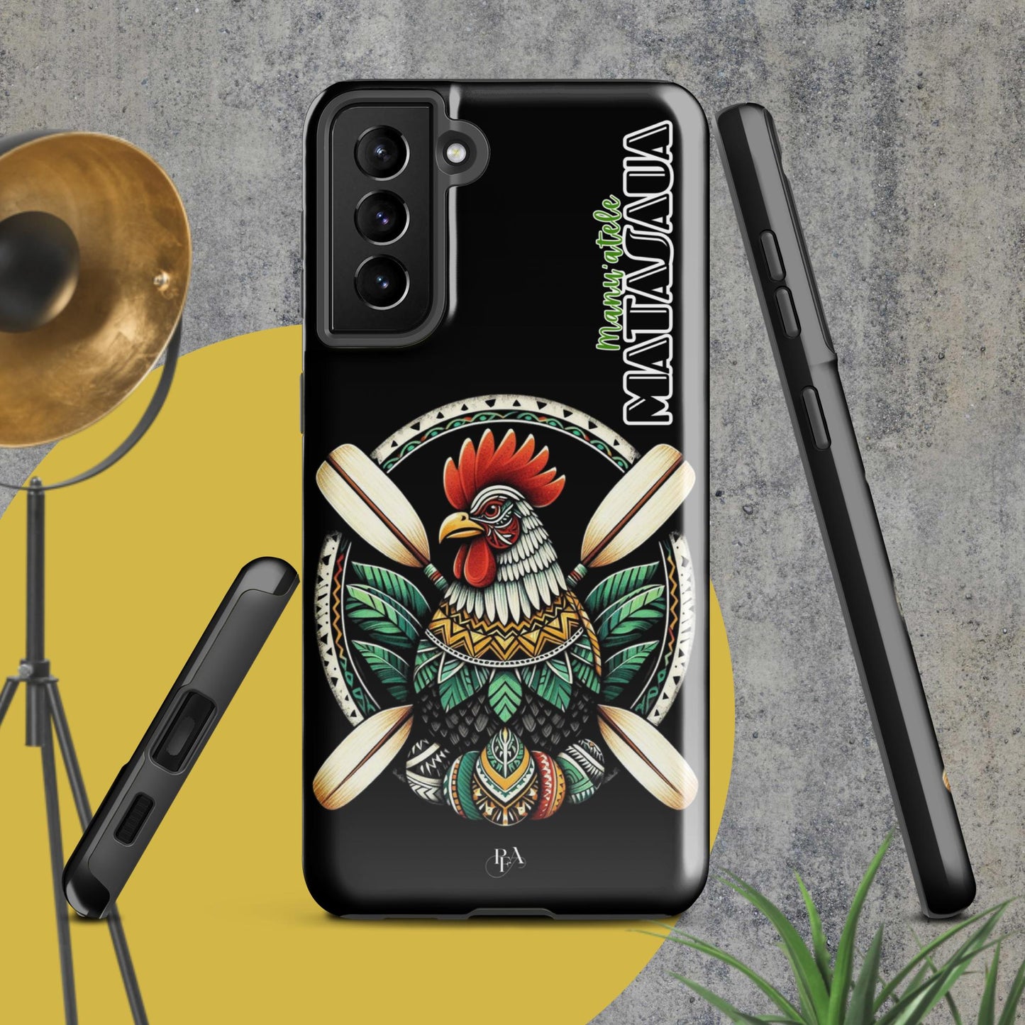 Manu'atele "Matasaua" Black Tough case for Samsung®