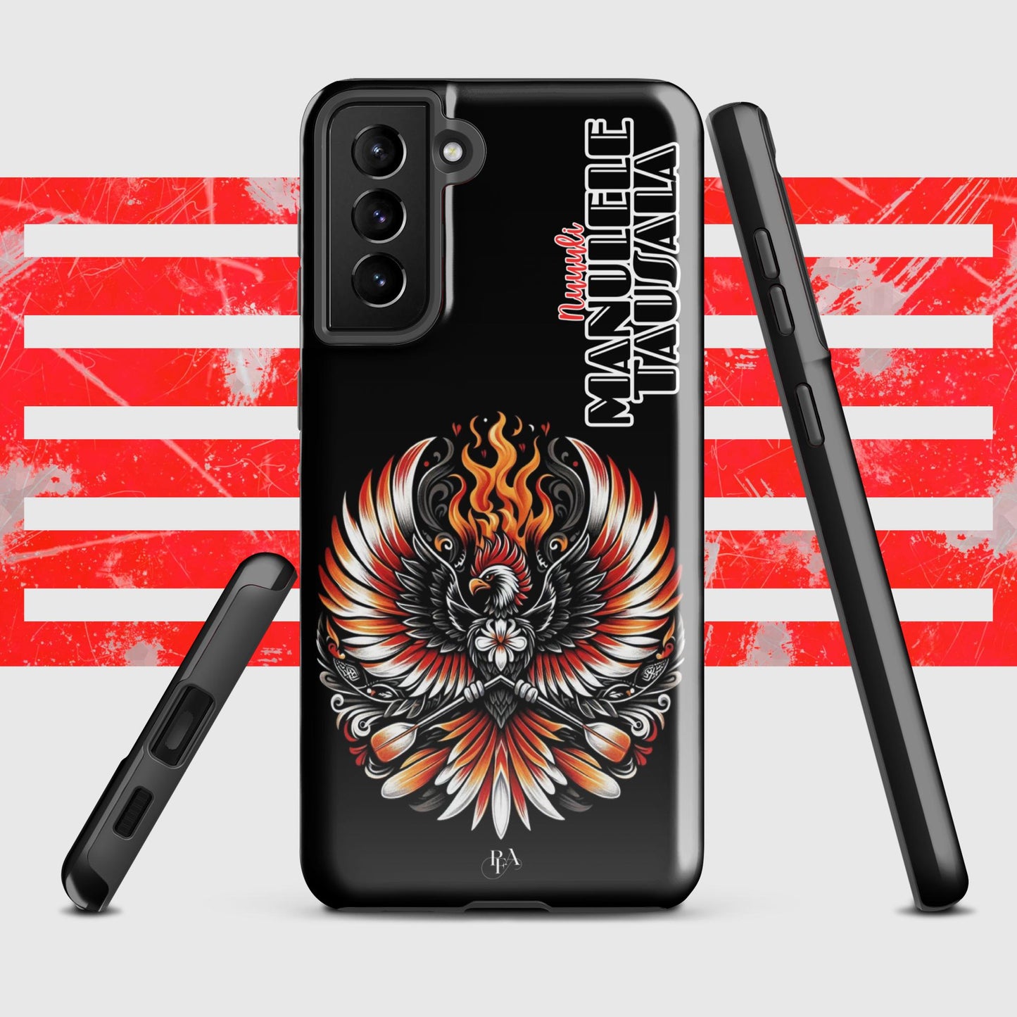 Nu'uuli "Manulele Tausala" Black Tough case for Samsung®