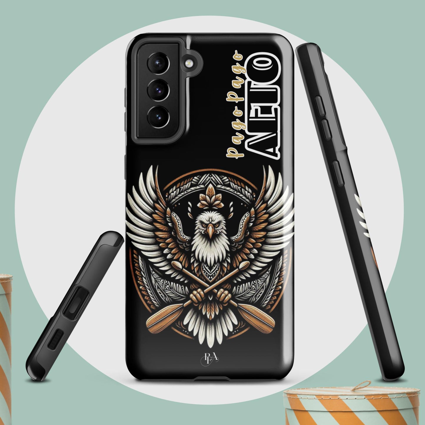 Pago Pago "AETO" Black Tough case for Samsung®