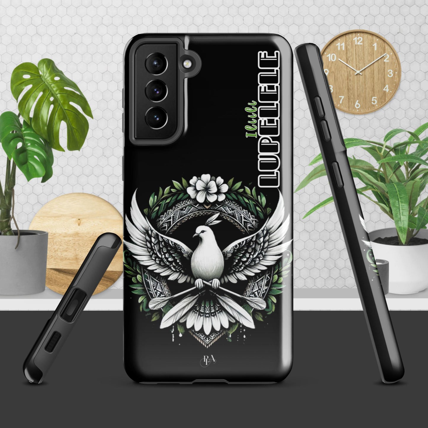 Iliili "LUPELELE" Black Tough case for Samsung®