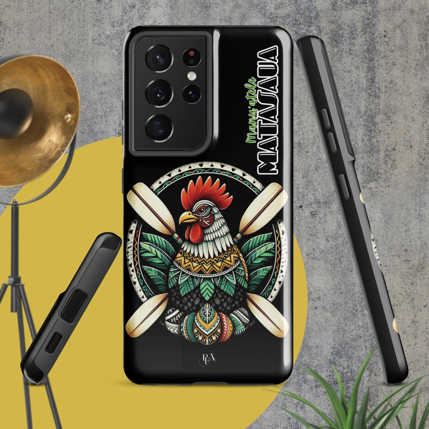 Manu'atele "Matasaua" Black Tough case for Samsung®