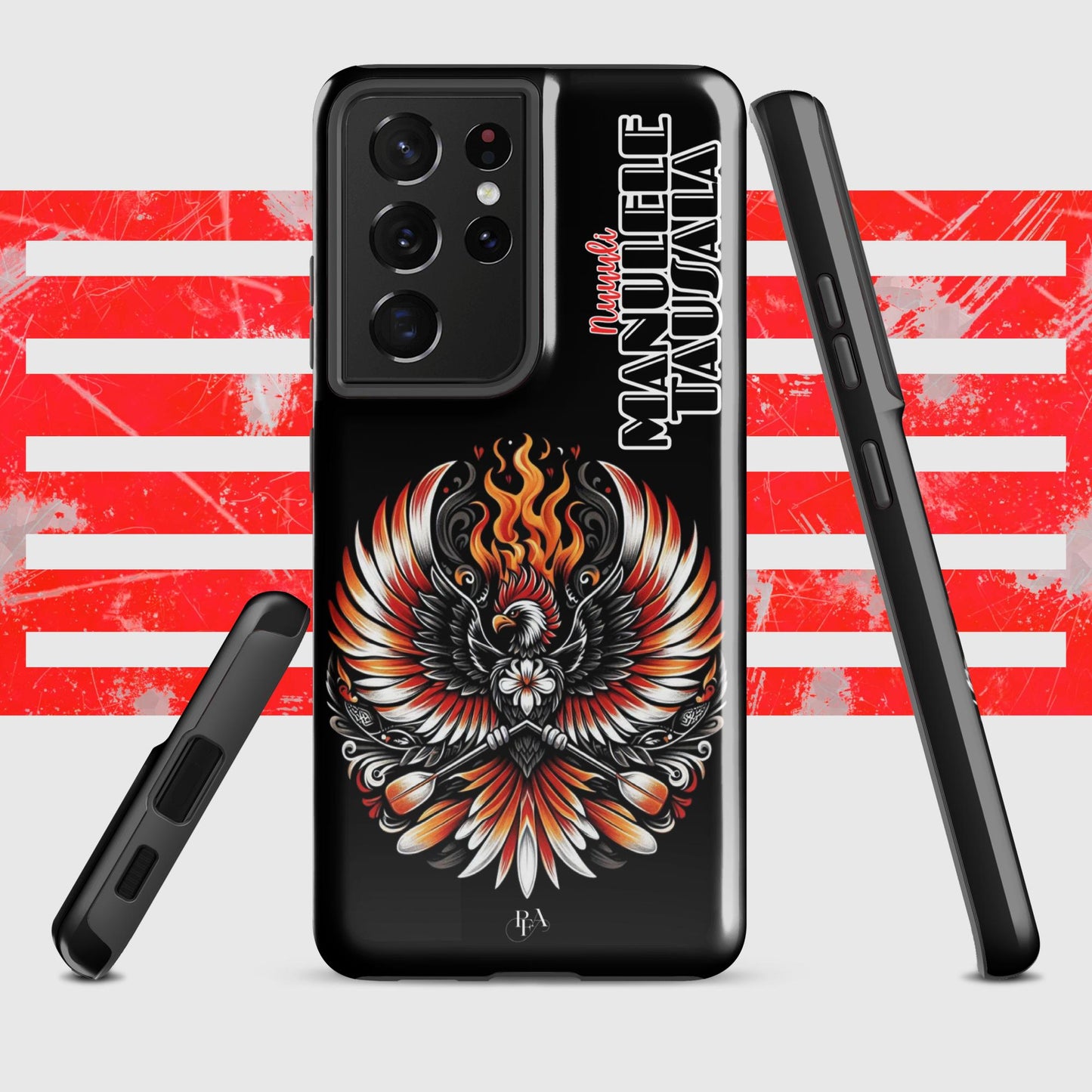 Nu'uuli "Manulele Tausala" Black Tough case for Samsung®