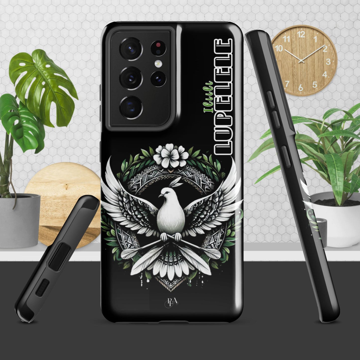 Iliili "LUPELELE" Black Tough case for Samsung®