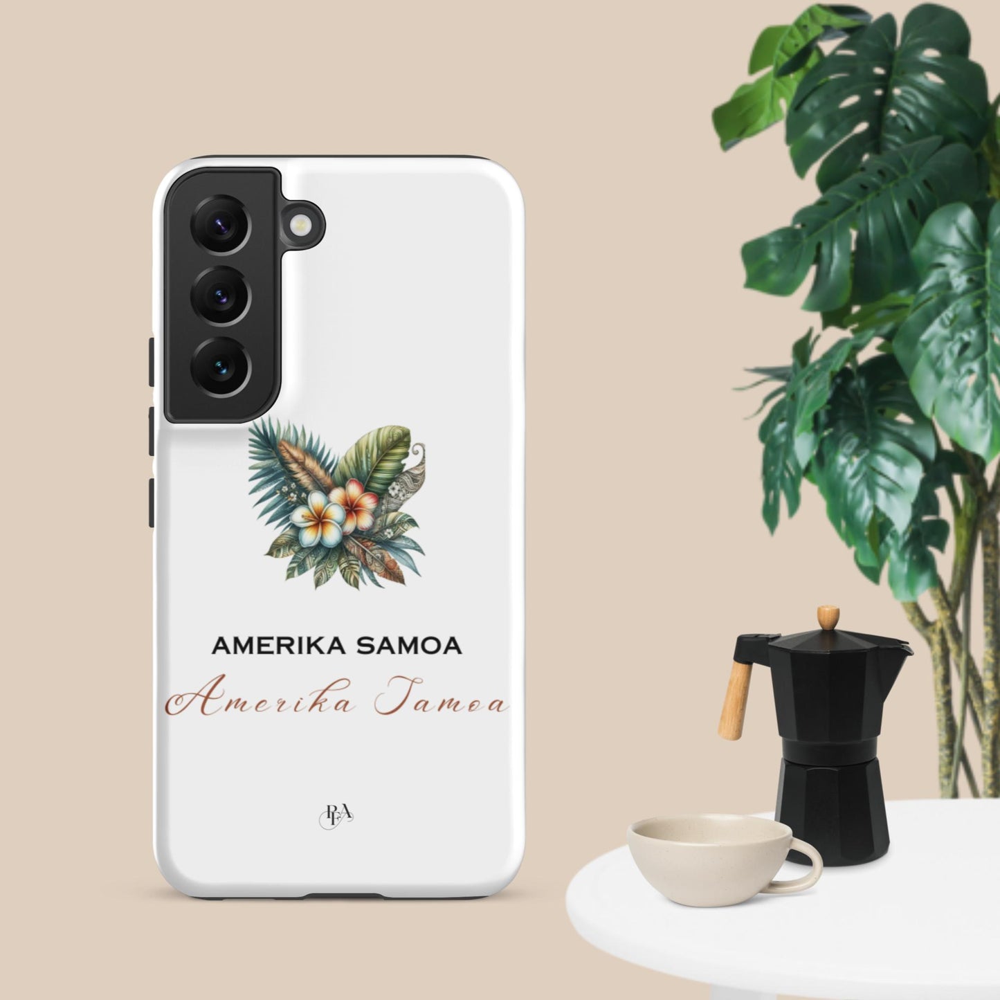 "Amerika Samoa" Plumeria Bouquet Tough case for Samsung®