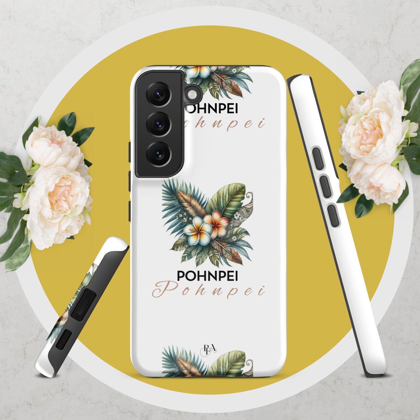 "Pohnpei" Plumeria Bouquet Tough case for Samsung®