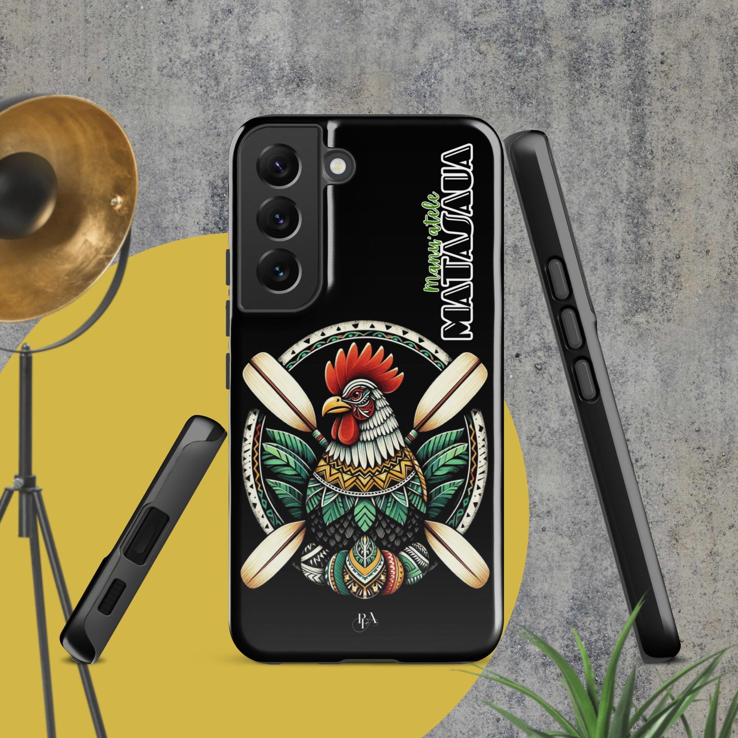 Manu'atele "Matasaua" Black Tough case for Samsung®