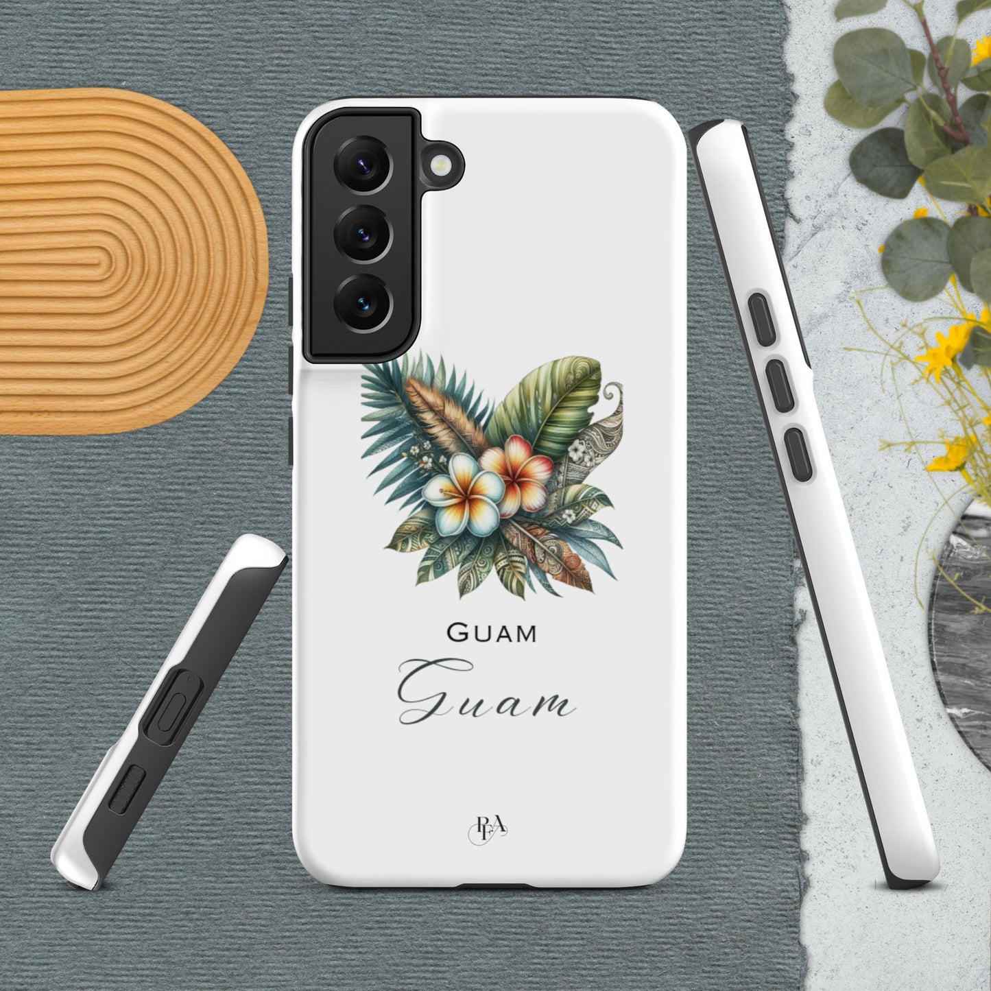 "Guam" Plumeria Bouquet Tough case for Samsung®