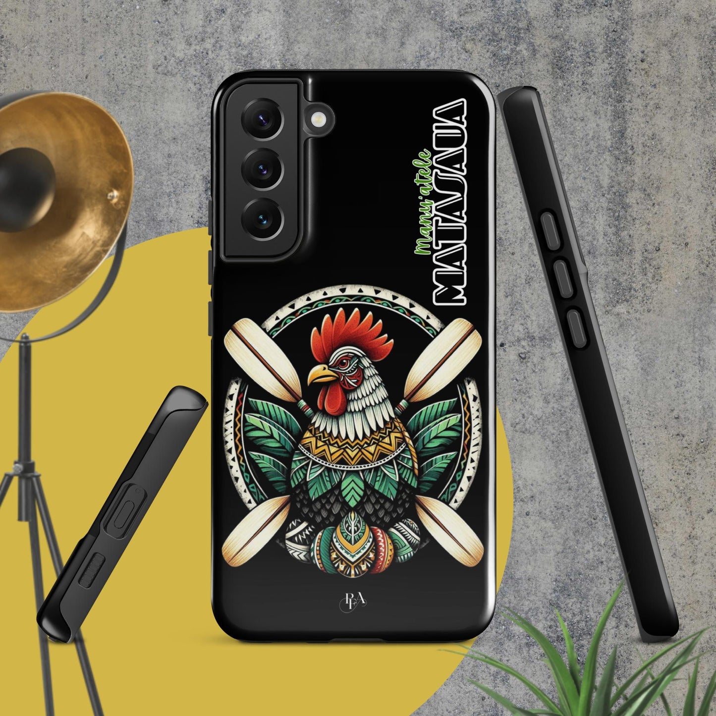 Manu'atele "Matasaua" Black Tough case for Samsung®