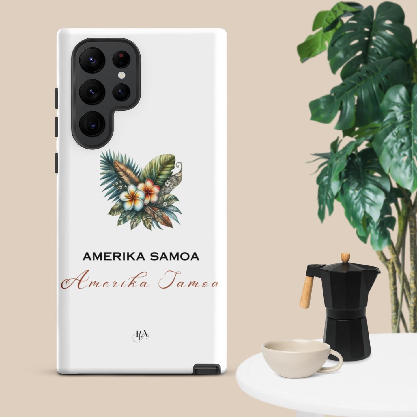 "Amerika Samoa" Plumeria Bouquet Tough case for Samsung®