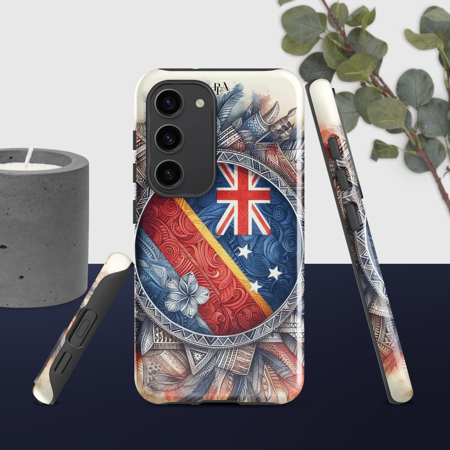 Tribal designed Flag 2 Tough case for Samsung®