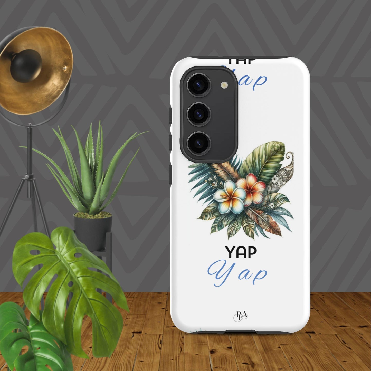 "Yap" Plumeria Bouquet Tough case for Samsung®