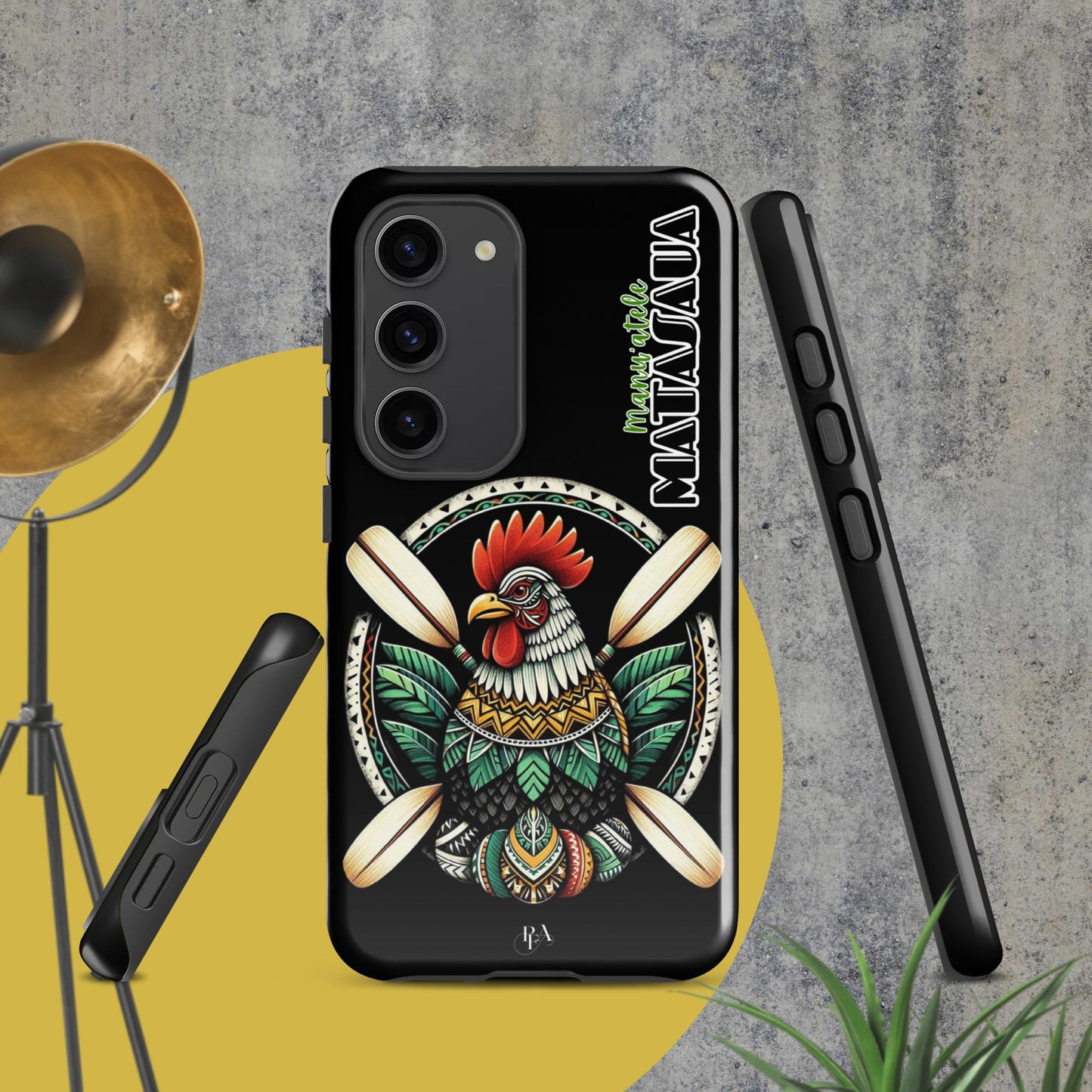 Manu'atele "Matasaua" Black Tough case for Samsung®