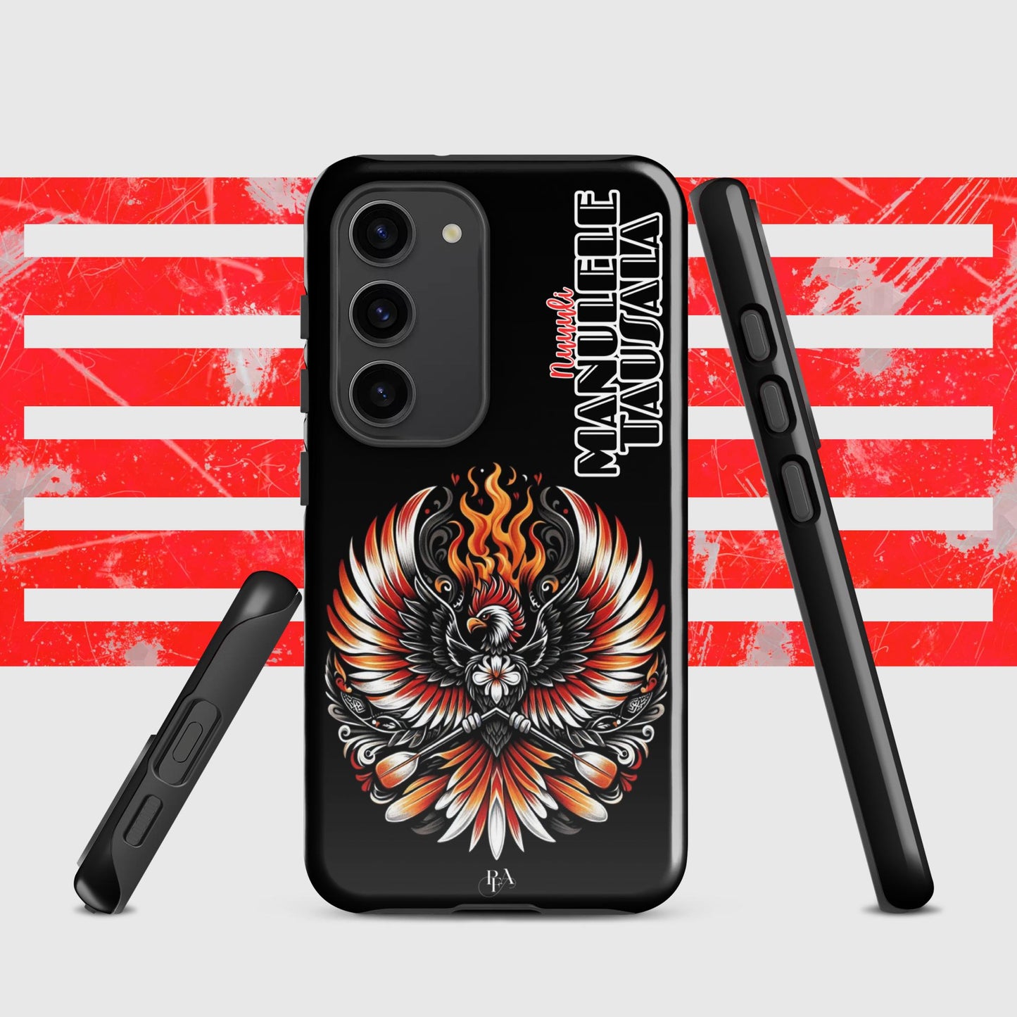 Nu'uuli "Manulele Tausala" Black Tough case for Samsung®