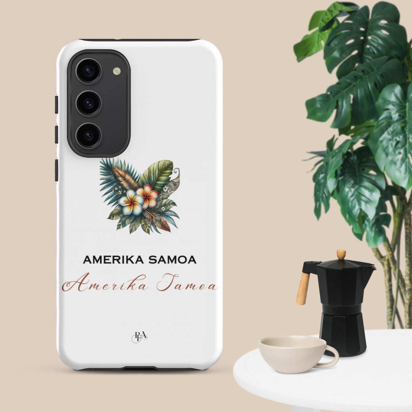 "Amerika Samoa" Plumeria Bouquet Tough case for Samsung®