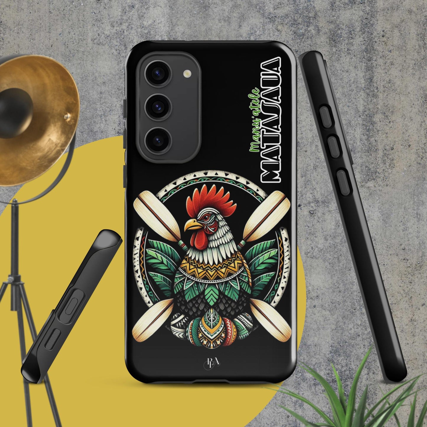 Manu'atele "Matasaua" Black Tough case for Samsung®