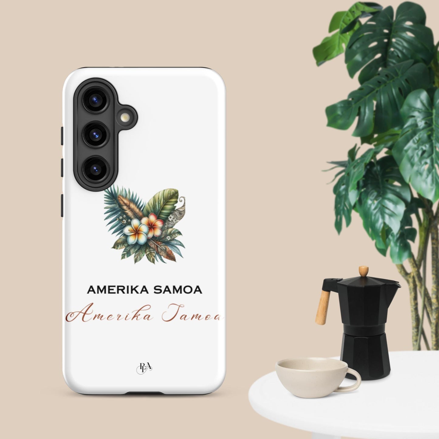 "Amerika Samoa" Plumeria Bouquet Tough case for Samsung®