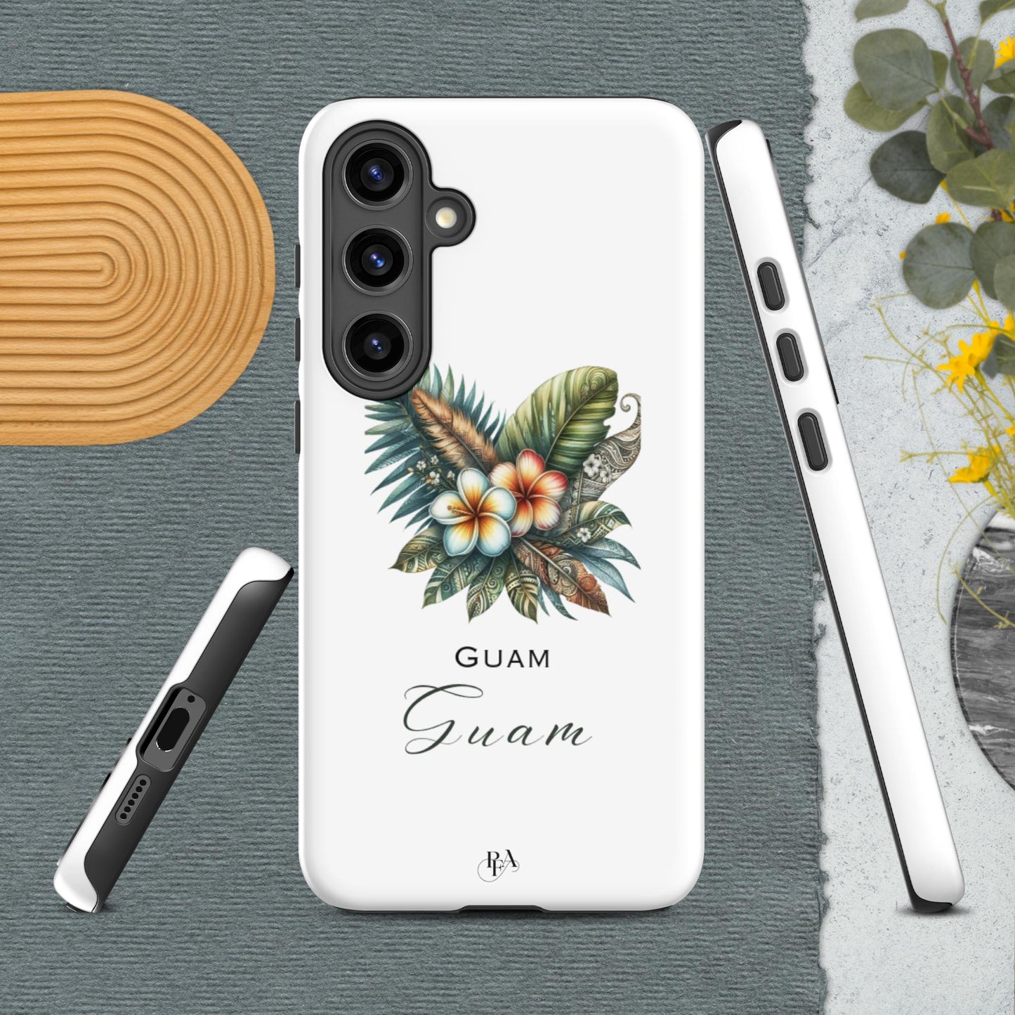 "Guam" Plumeria Bouquet Tough case for Samsung®