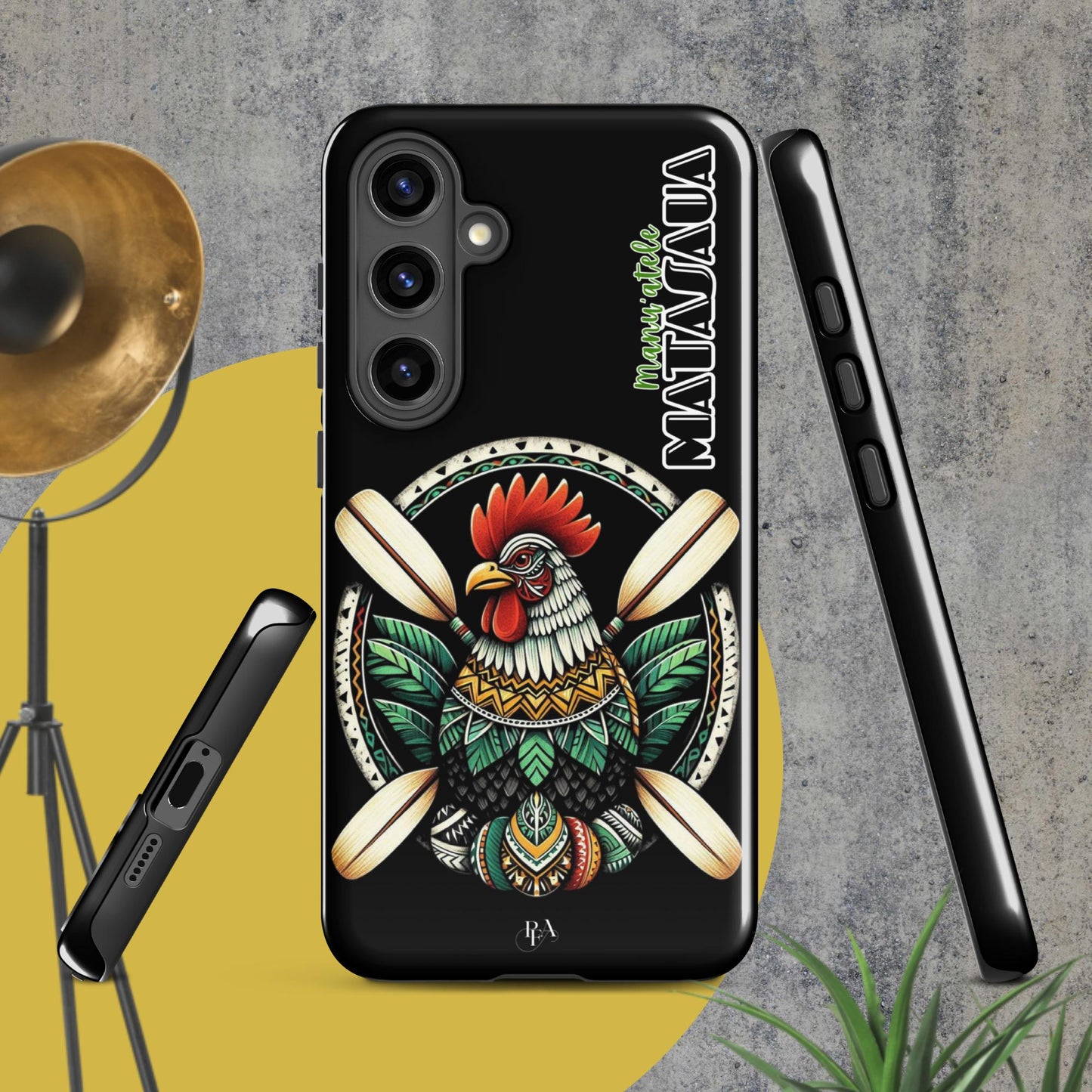 Manu'atele "Matasaua" Black Tough case for Samsung®