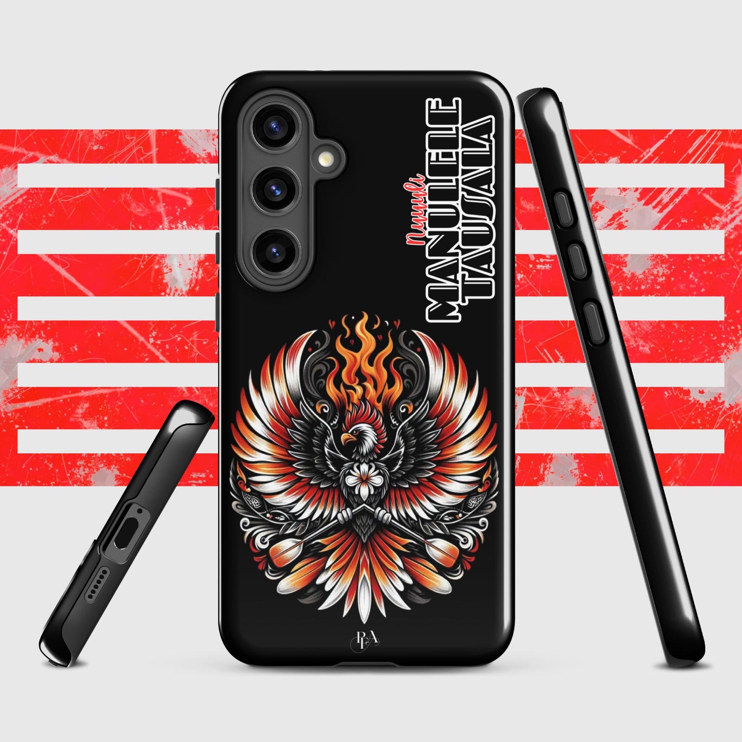 Nu'uuli "Manulele Tausala" Black Tough case for Samsung®