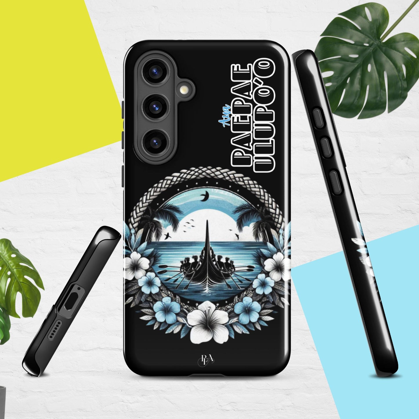 AUA "Paepae Ulupo'o" Black Tough case for Samsung®