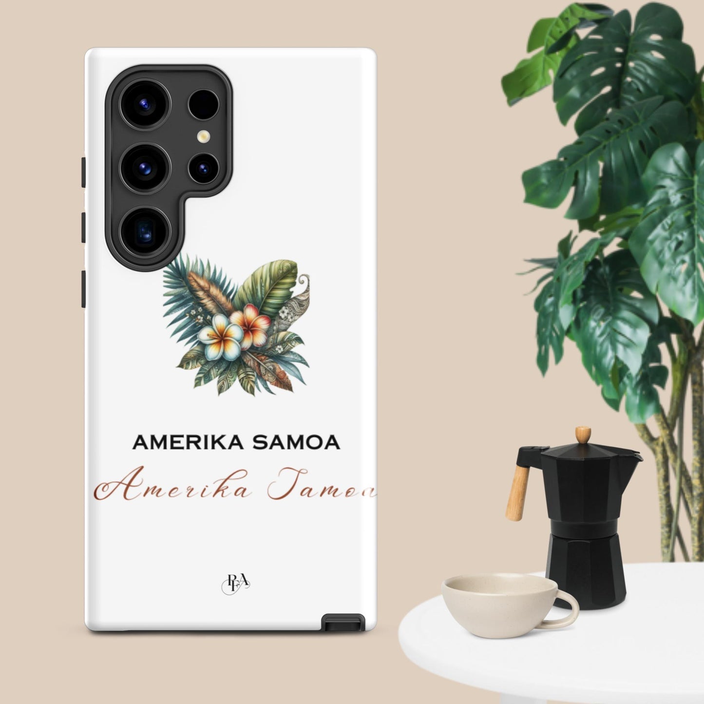 "Amerika Samoa" Plumeria Bouquet Tough case for Samsung®