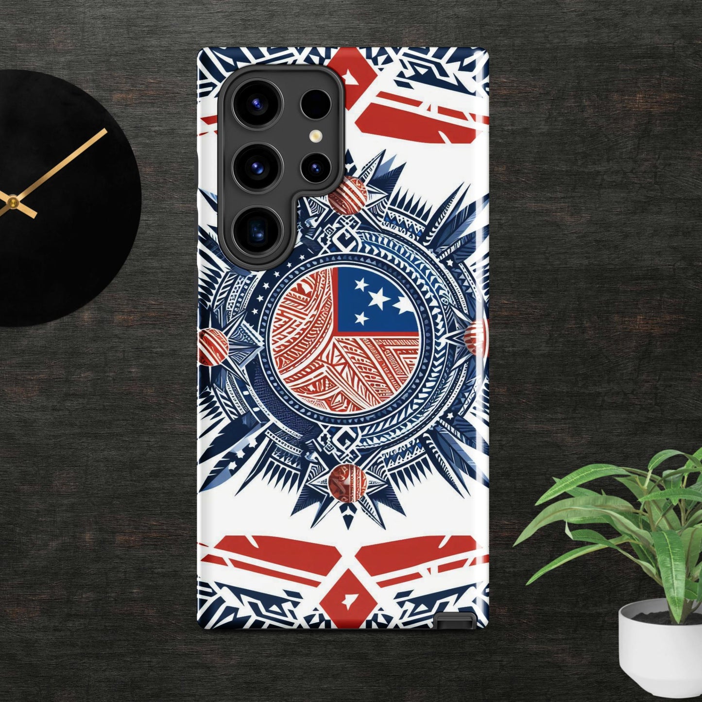 Tribal- designed Samoan Flag 2Tough case for Samsung®