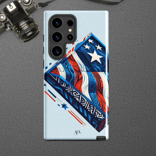 Tribal- designed Flag 3 Tough case for Samsung®