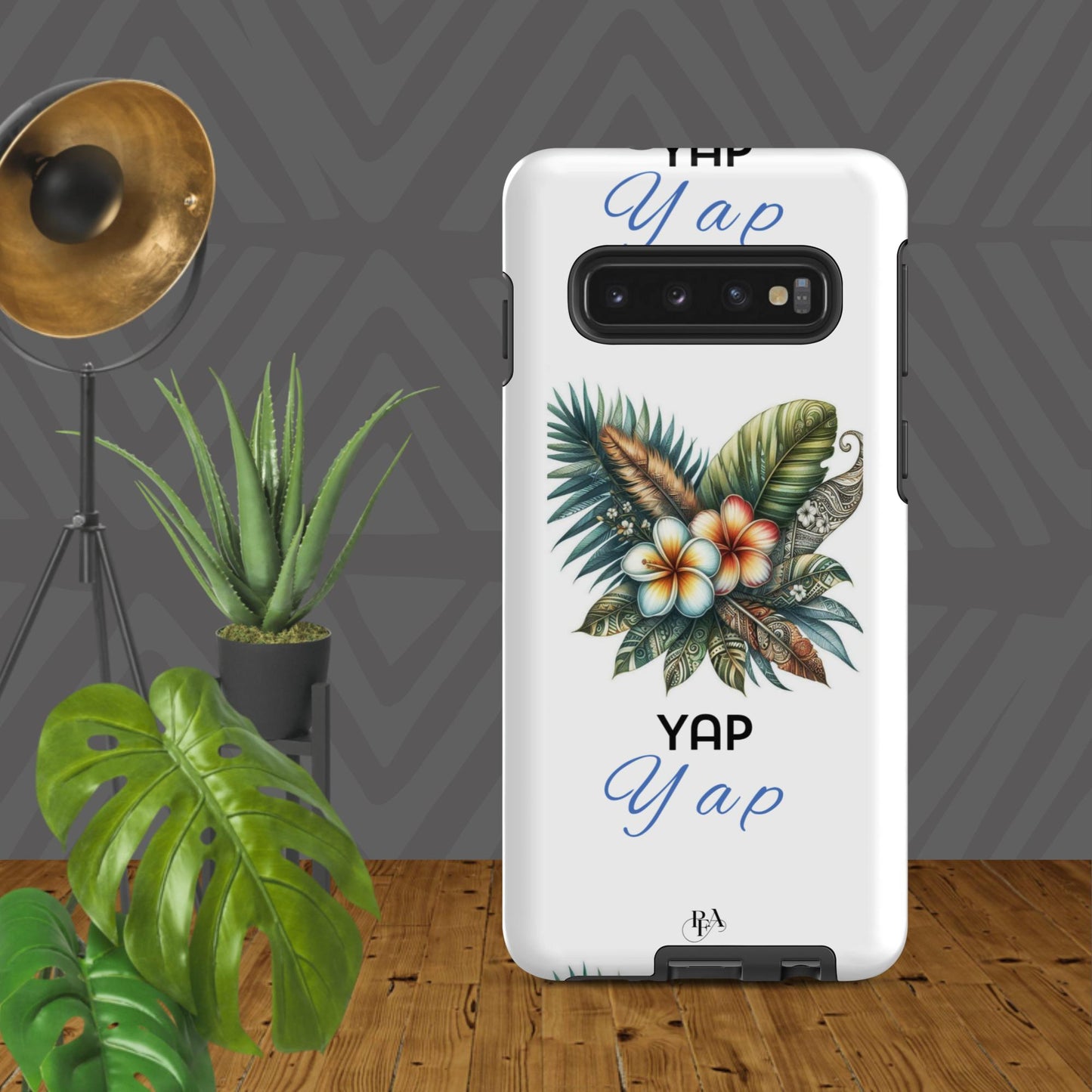 "Yap" Plumeria Bouquet Tough case for Samsung®