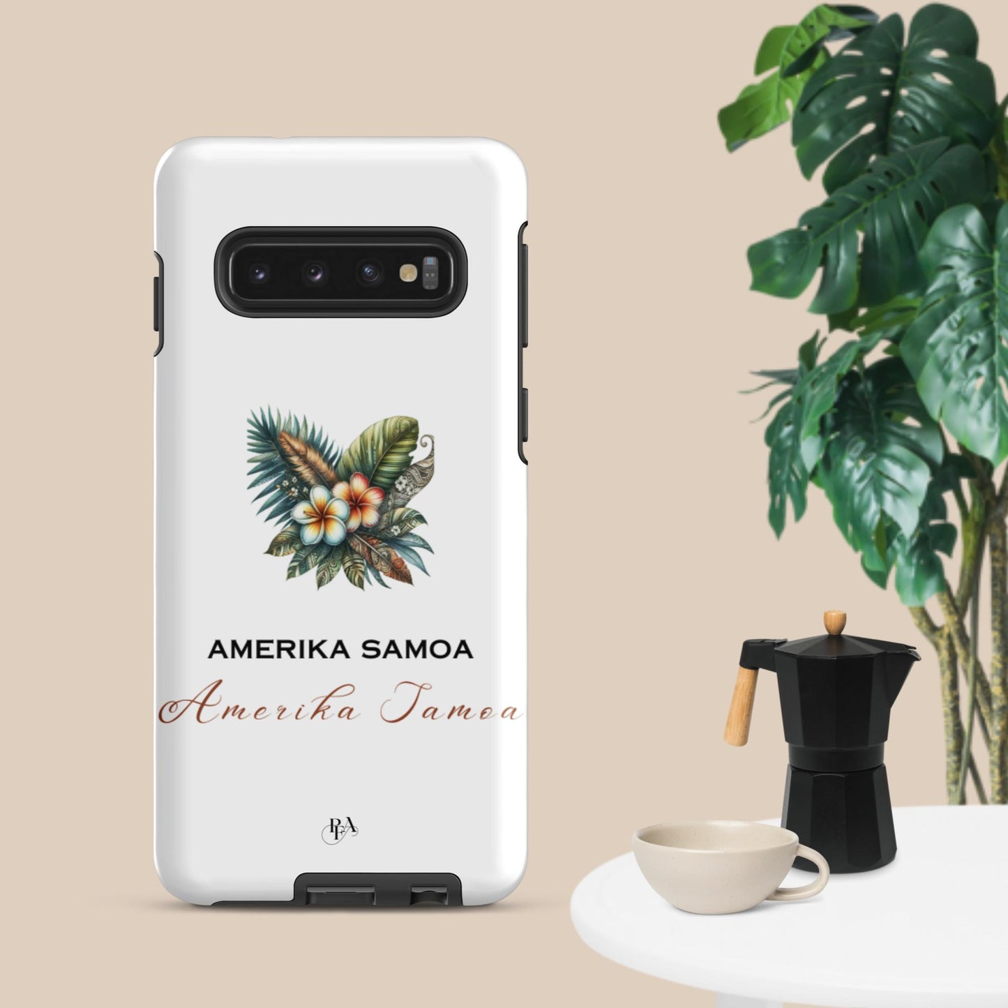 "Amerika Samoa" Plumeria Bouquet Tough case for Samsung®