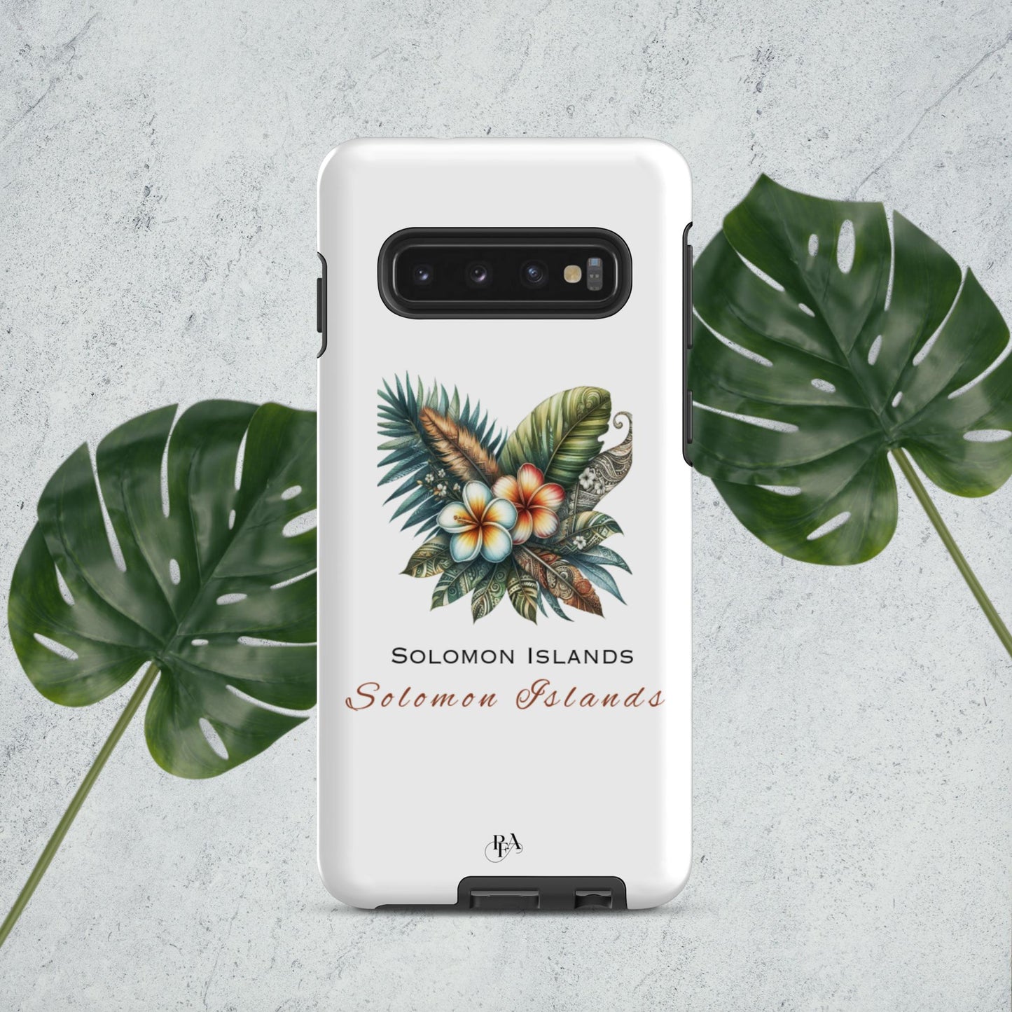 "Solomon Islands" Plumeria Bouquet Tough case for Samsung®