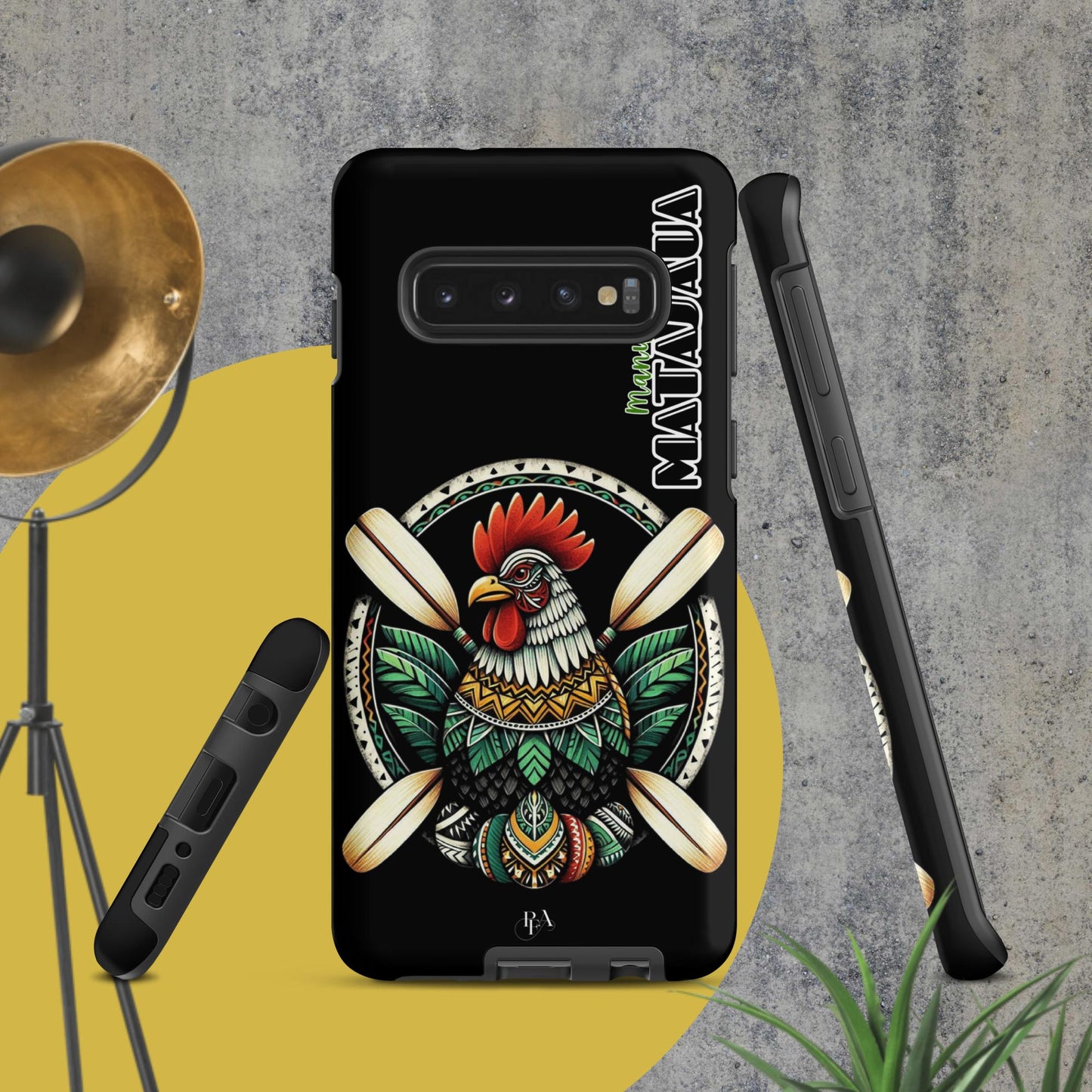 Manu'atele "Matasaua" Black Tough case for Samsung®