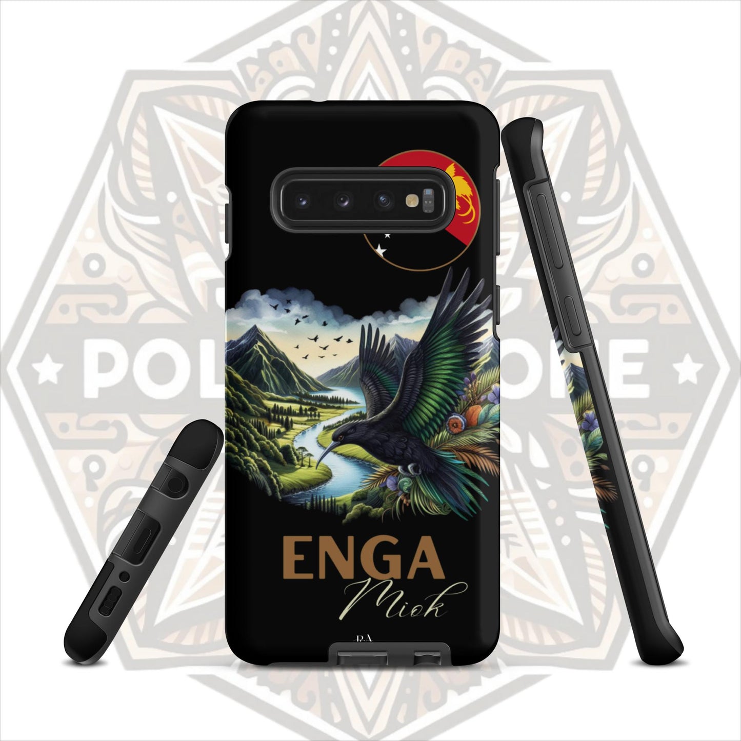 Enga Miok Black Tough case for Samsung®