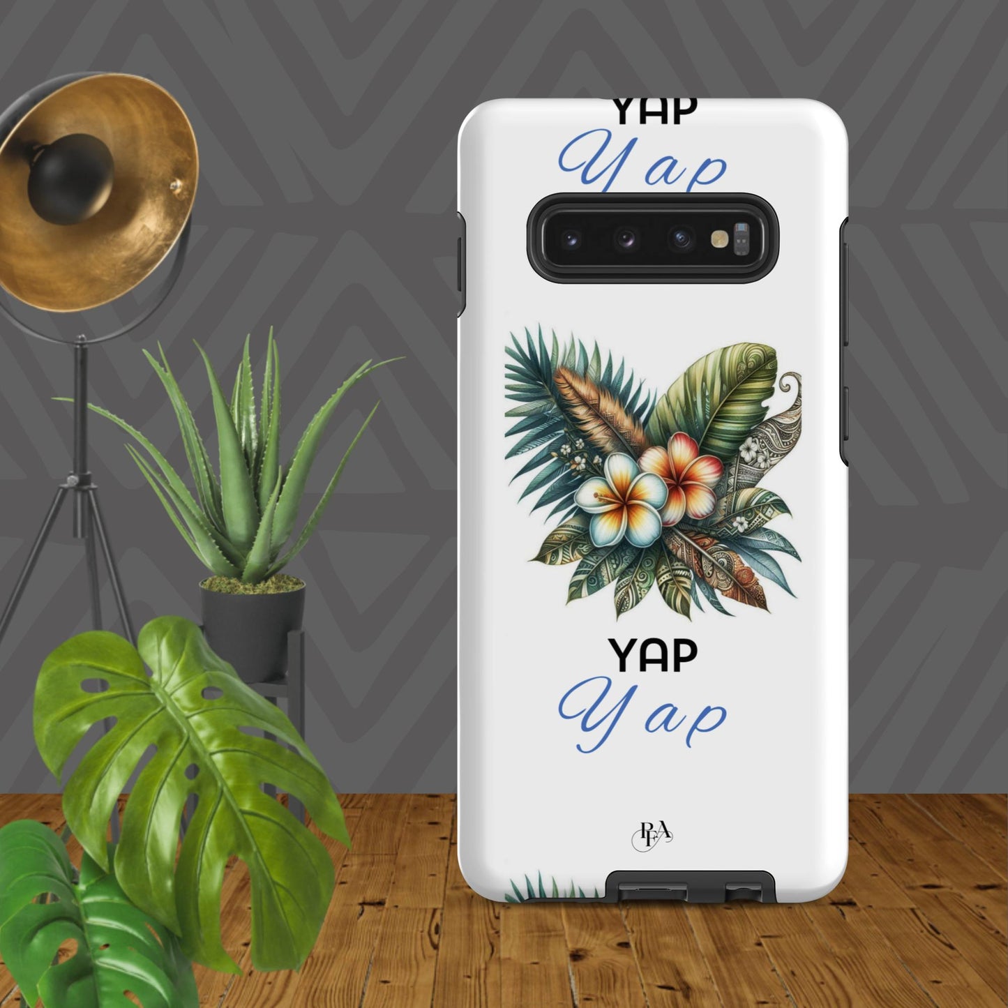 "Yap" Plumeria Bouquet Tough case for Samsung®