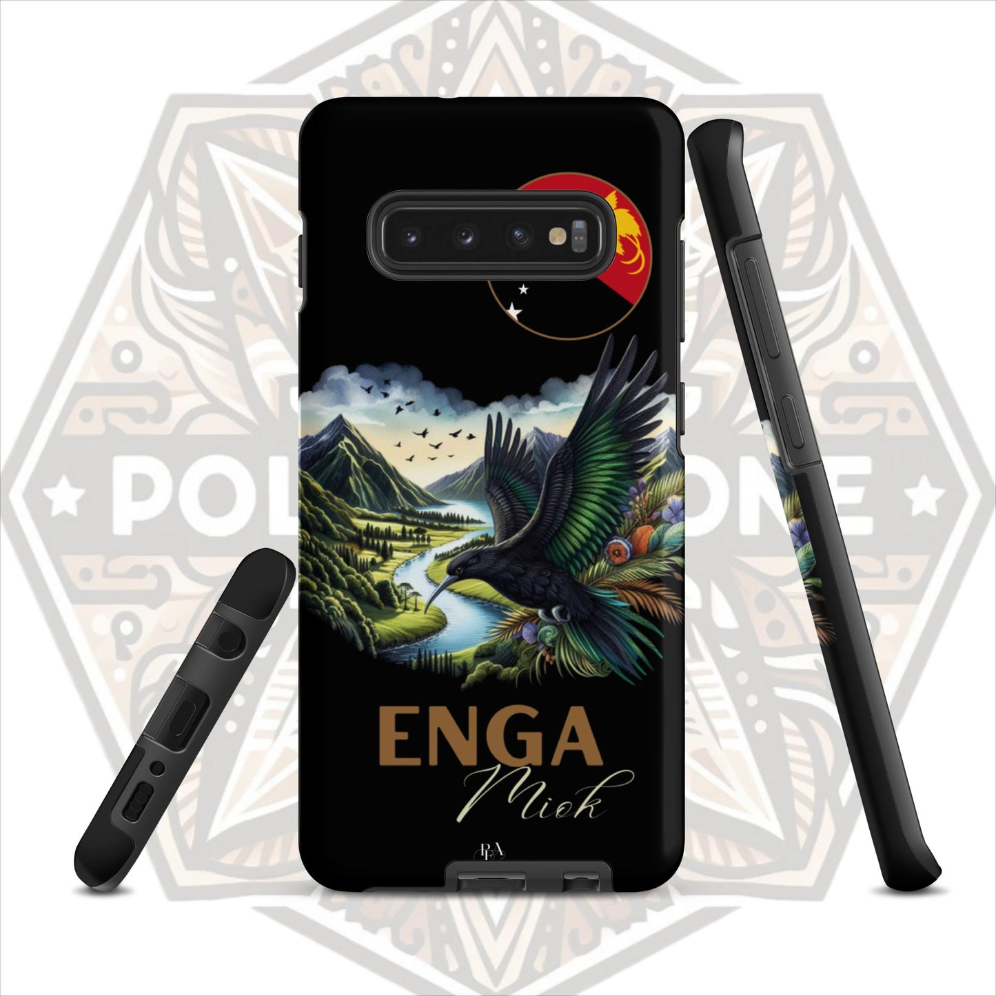 Enga Miok Black Tough case for Samsung®