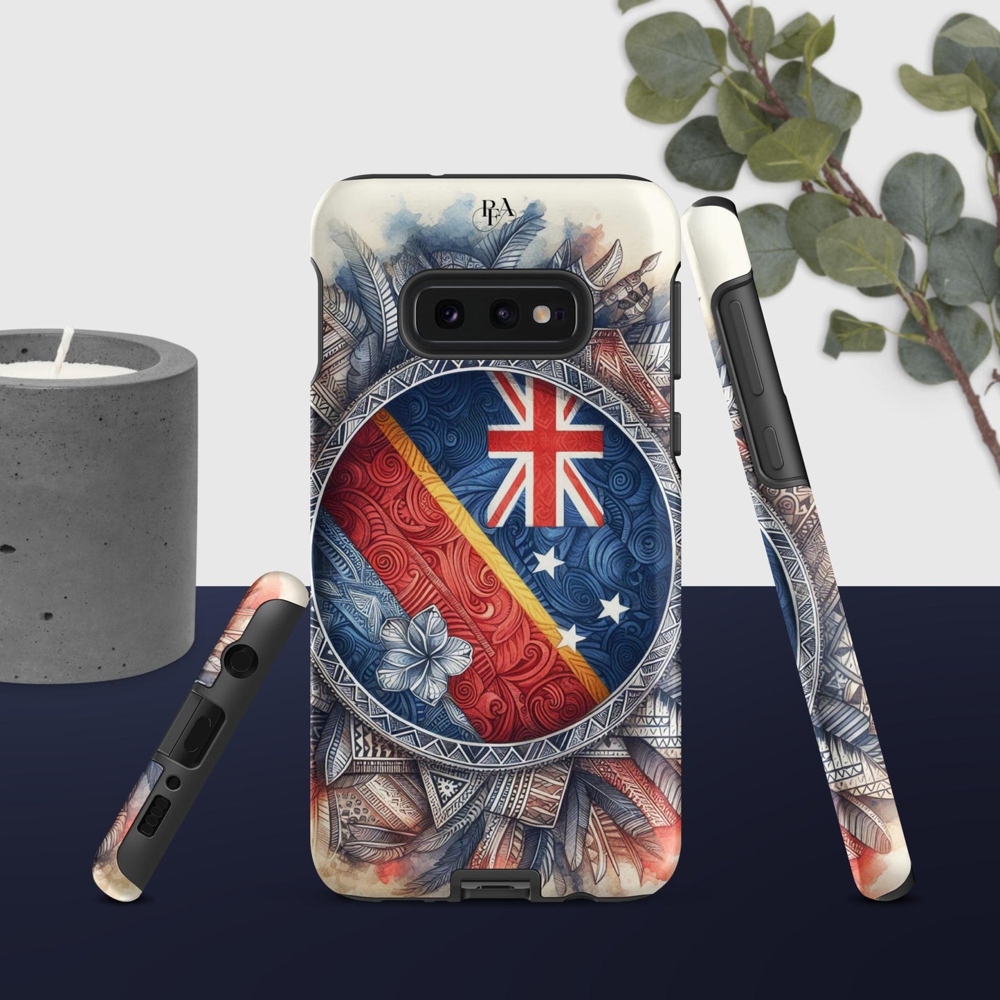 Tribal designed Flag 2 Tough case for Samsung®