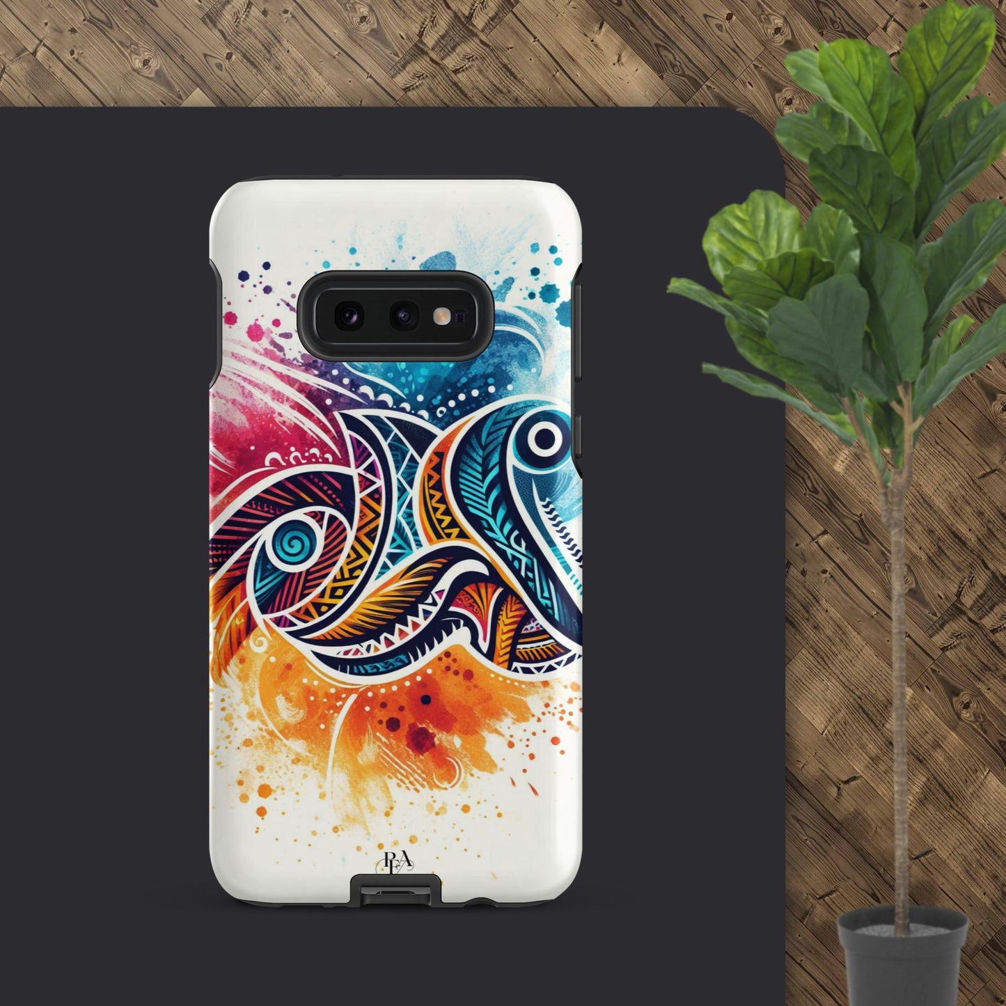 Multicolored Tribal- designed Tough case for Samsung®