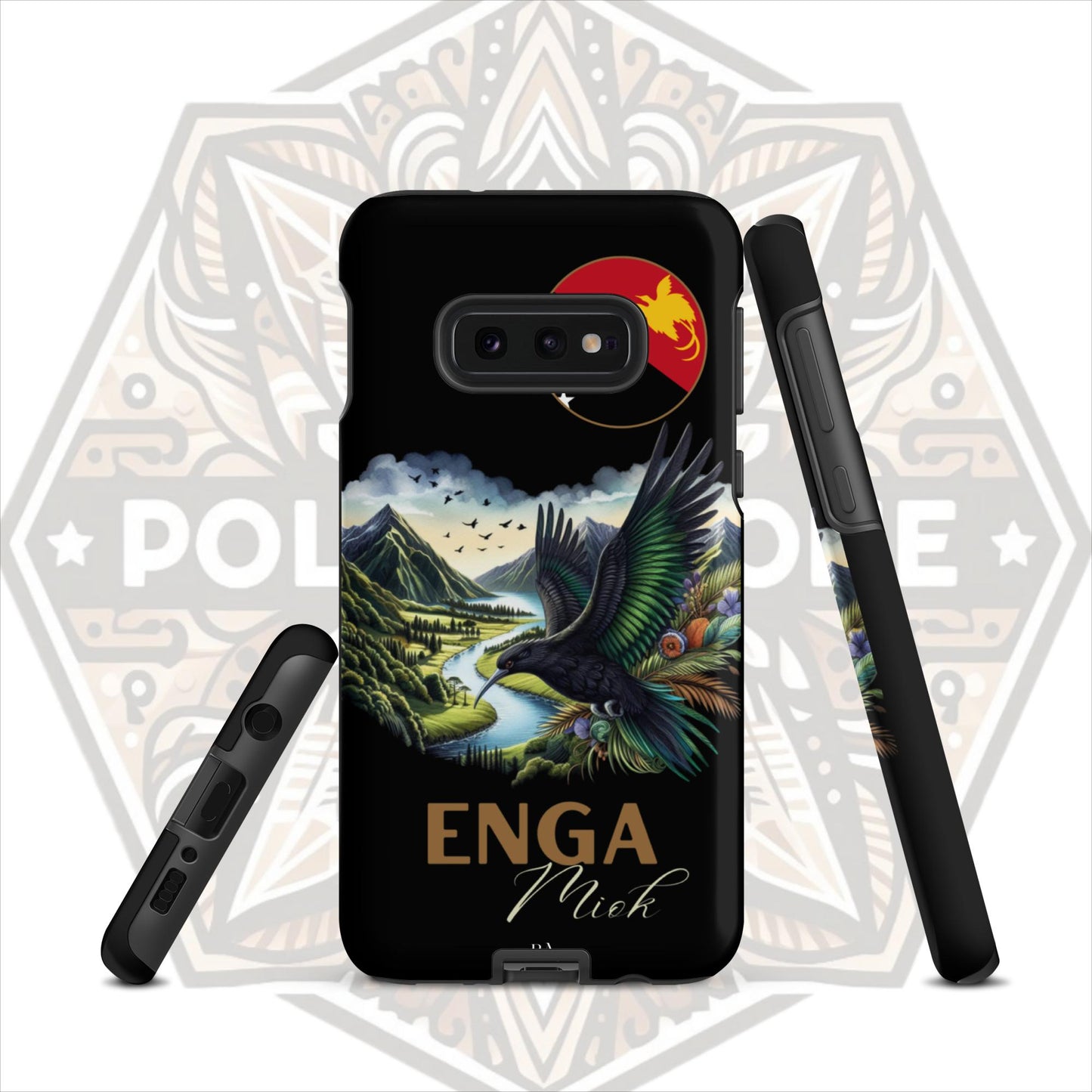 Enga Miok Black Tough case for Samsung®