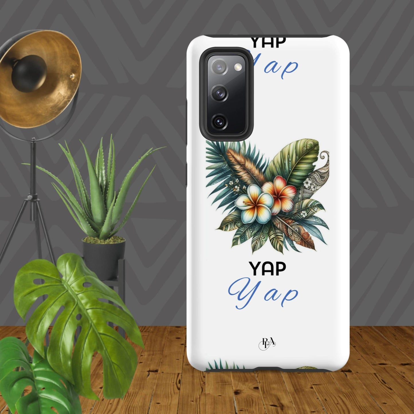 "Yap" Plumeria Bouquet Tough case for Samsung®