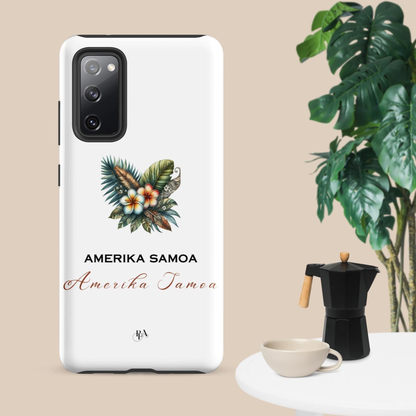 "Amerika Samoa" Plumeria Bouquet Tough case for Samsung®