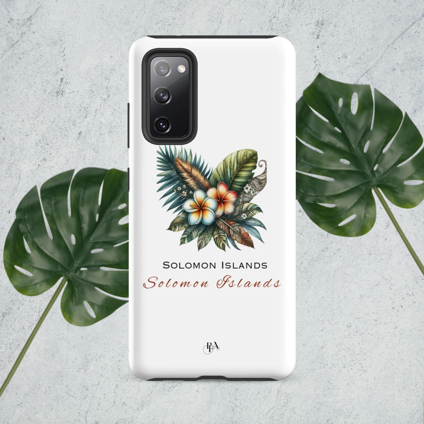 "Solomon Islands" Plumeria Bouquet Tough case for Samsung®