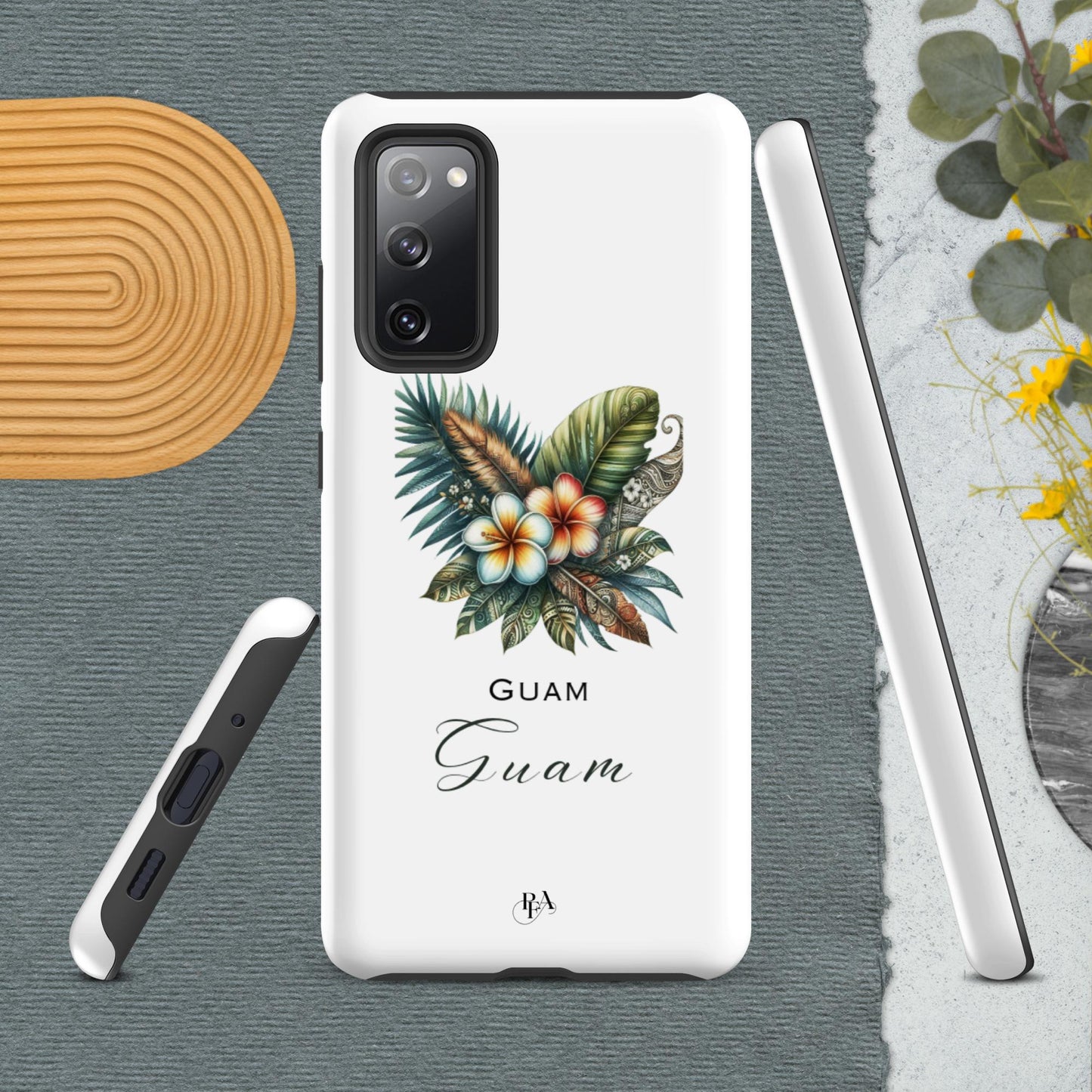 "Guam" Plumeria Bouquet Tough case for Samsung®