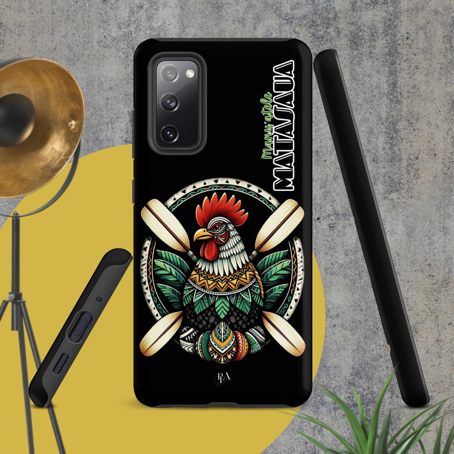 Manu'atele "Matasaua" Black Tough case for Samsung®