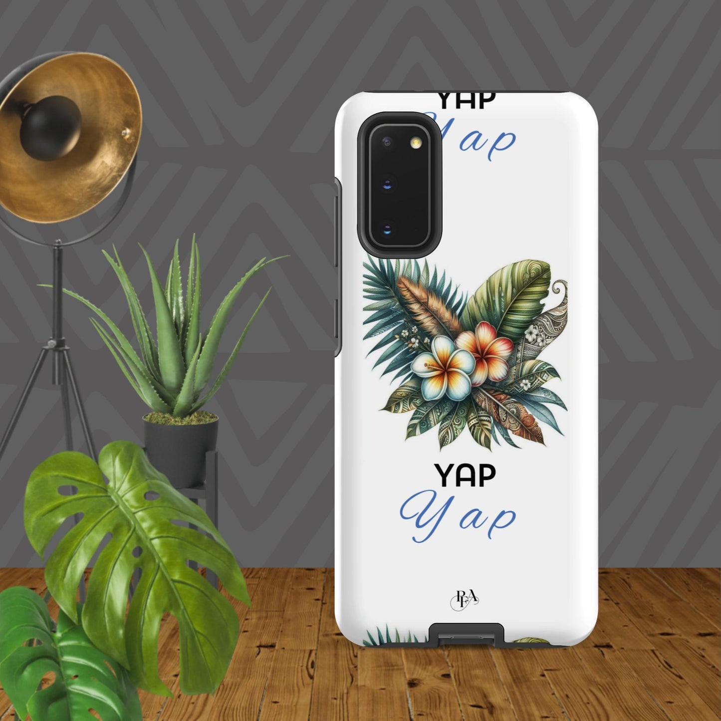 "Yap" Plumeria Bouquet Tough case for Samsung®