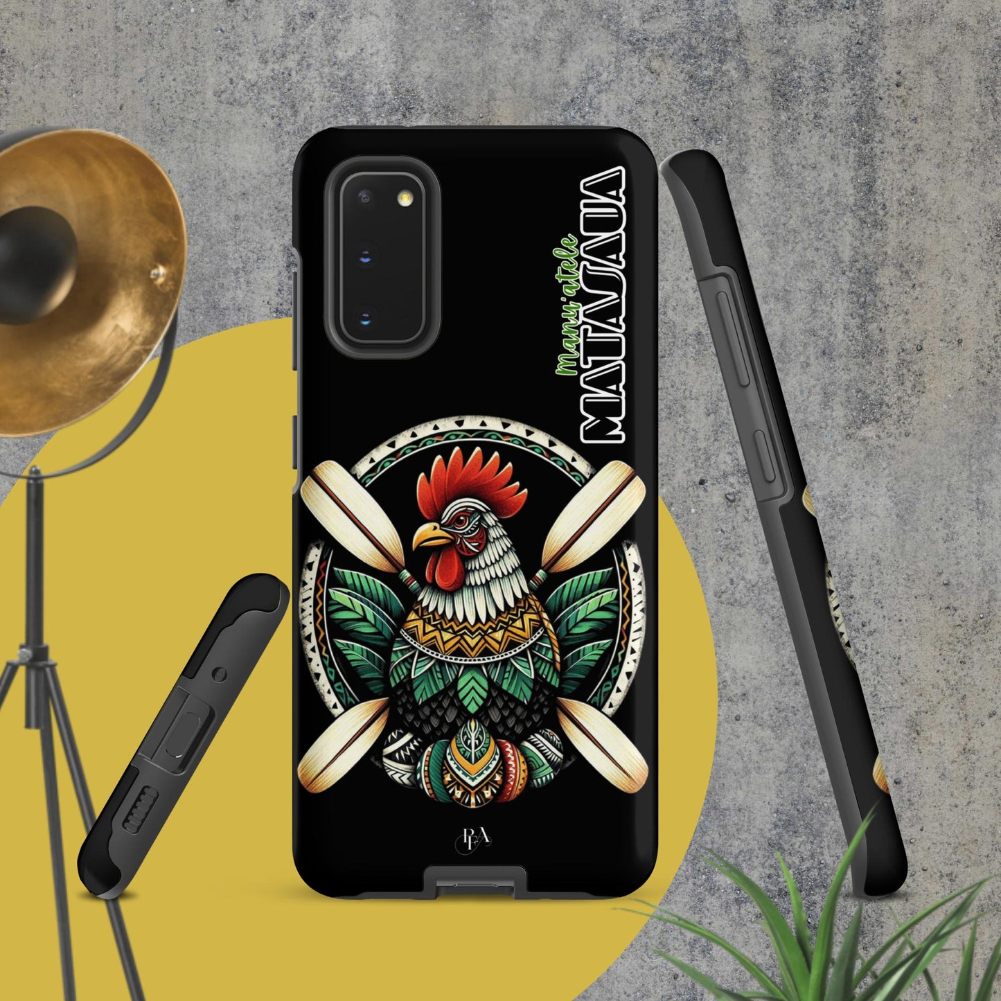 Manu'atele "Matasaua" Black Tough case for Samsung®