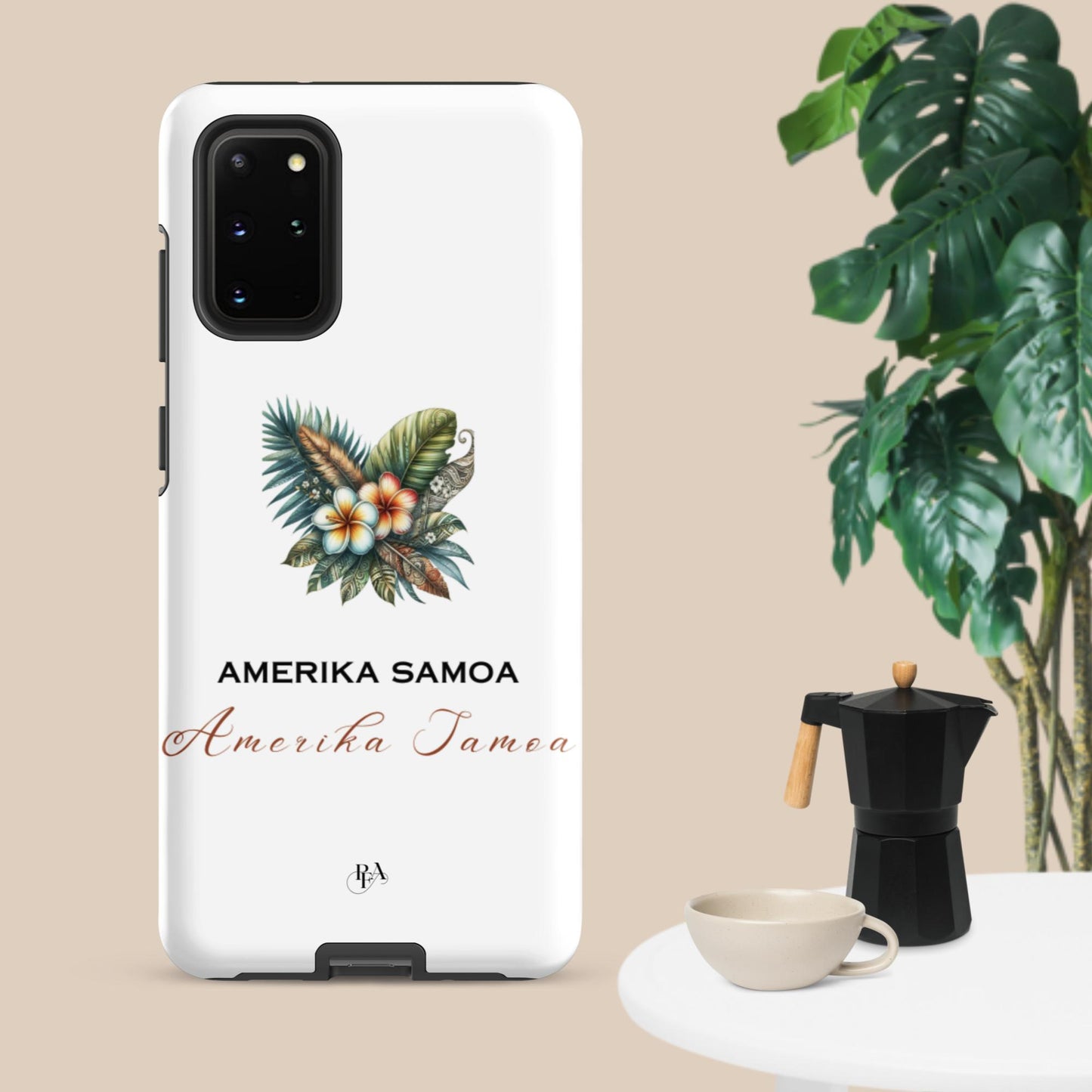 "Amerika Samoa" Plumeria Bouquet Tough case for Samsung®