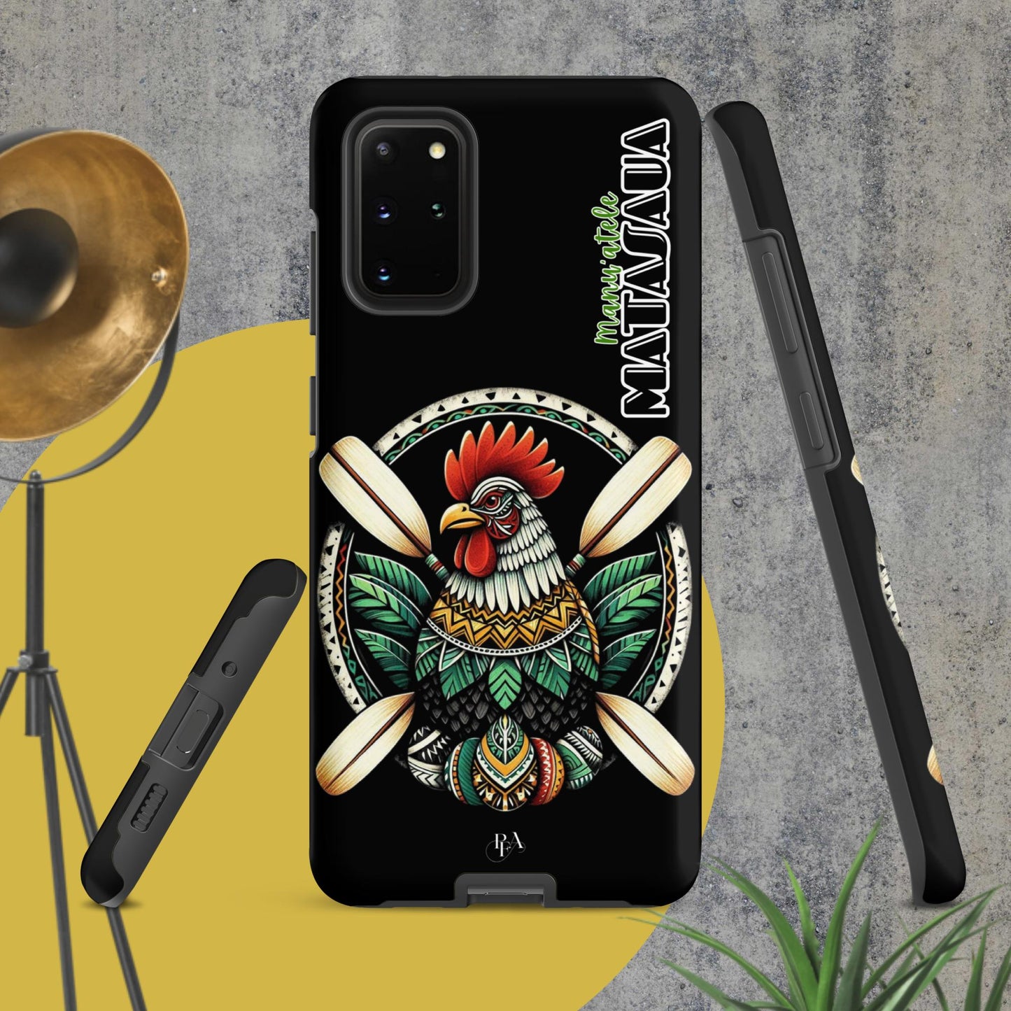 Manu'atele "Matasaua" Black Tough case for Samsung®